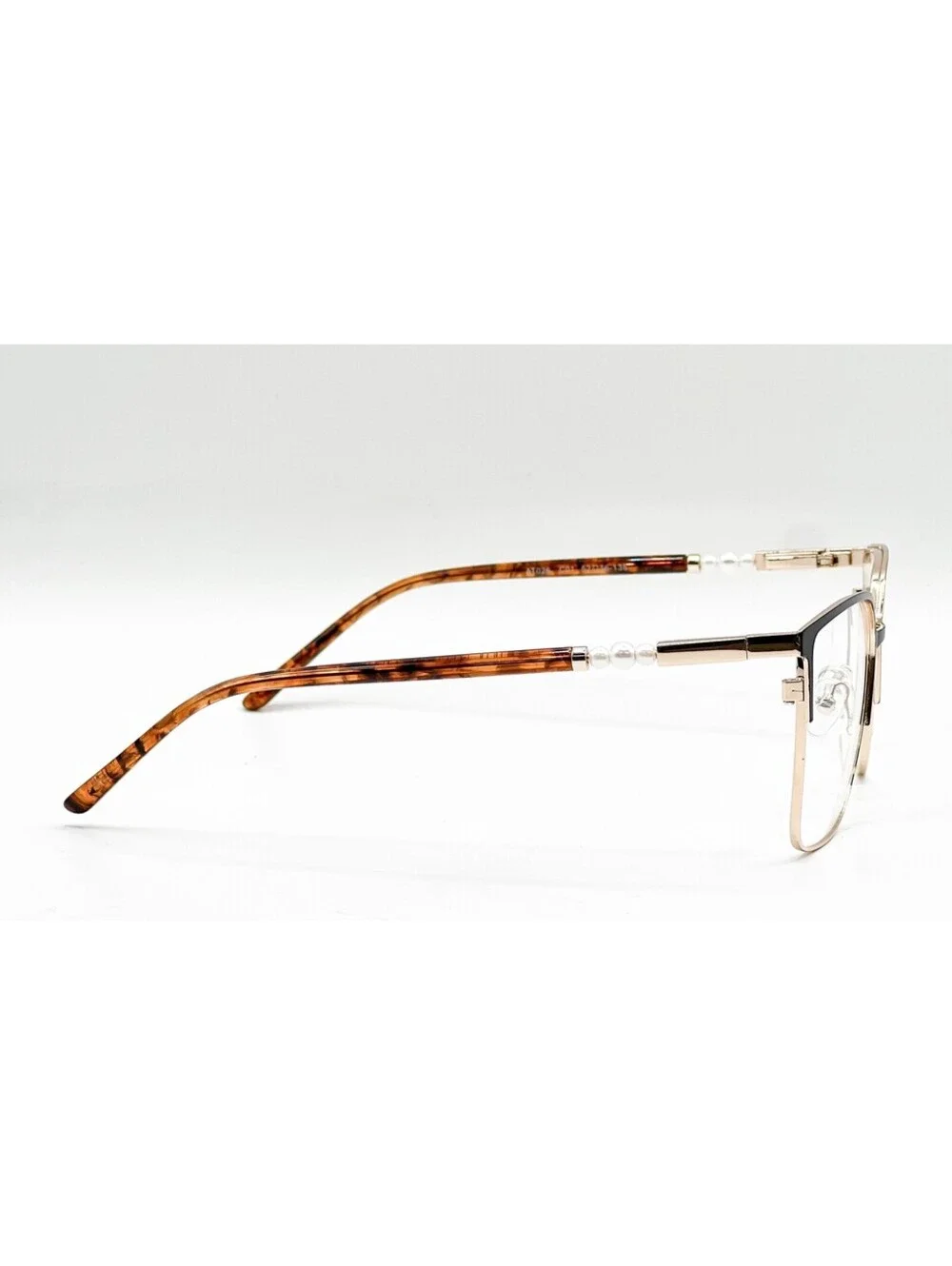 Ann Taylor At026 C01 Black Gold Authentic Eyeglasses 52-16-135